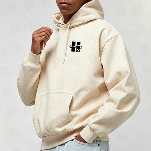 Apparel Manufacturer Wholesale Fashion Relaxed Hooded Sweatshirt Drop Shoulder Thick 450gsm Heavyweight Hoodie Custom Embroidery - Product Image 2