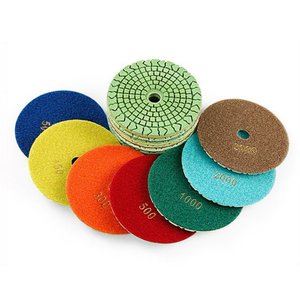 17 tampons humides et tampons de polissage flexibles à la main en diamant pour le granit Offre Spéciale en usine - Product Image 1