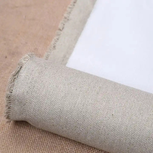 Rouleau de <span class=keywords><strong>toile</strong></span> de lin apprêté en tissu d'artiste bon marché de bonne qualité <span class=keywords><strong>toile</strong></span> pré-imprimée pour la peinture - Product Image 1