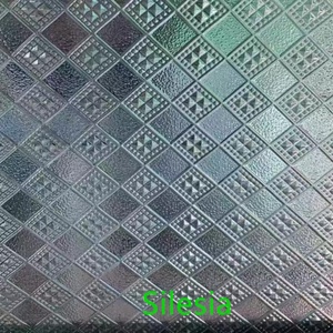 Vidrio Estampado Transparente o de Color de 3 mm a 12 mm de Espesor, Vidrio Flotado Figurado Laminado, de Fábrica China - Product Image 3