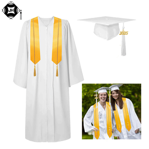 JH Vente en gros <span class=keywords><strong>Robe</strong></span> de fin d'études pour adulte mate Casquette Tassel Stole Honor Cord Set <span class=keywords><strong>Robe</strong></span> de cérémonie pour adulte <span class=keywords><strong>Robe</strong></span> de fin d'études - Product Image 2