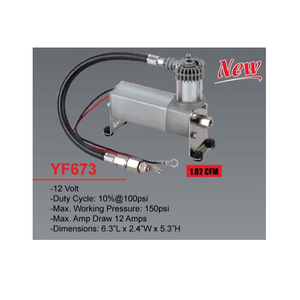 Compresseur de suspension à air pour pneus de voiture, système de gonflage automatique, pour klaxon tout-terrain, 12v dc - Product Image 3