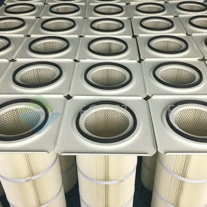 औद्योगिक संयंत्र वायु धूल फ़िल्टर अनुकूलित प्रतिस्थापन फिल्टर कारतूस पॉलिएस्टर एंटी-स्टैटिक स्क्वायर फ्लैंज कारतूस फिल्टर - Product Image 2