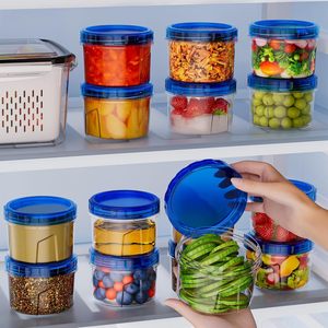 Plastic Freezer <b>Containers</b> for <b>Food</b> <b>Storage</b> Twist Top <b>Food</b> Soup <b>Storage</b> <b>Containers</b> with Lids <b>Stackable</b> Reusable Leakproof - Product Image 3