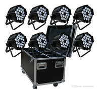 Usine 18 pièces * 10W RGBW 4-en-1 par lumière led lavage de scène par effet de lavage léger pour la lumière de projecteurs de noël