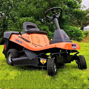 High-Horsepower Rear Riding Lawn Mower with Car-Style Design 4-Stroked Feature for Industrial Grade Grass Cutting - Product Image 2