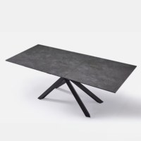 Table à manger extensible au design minimaliste moderne pour la maison, le bureau, l'hôtel, l'appartement, utilisation polyvalente dans le salon