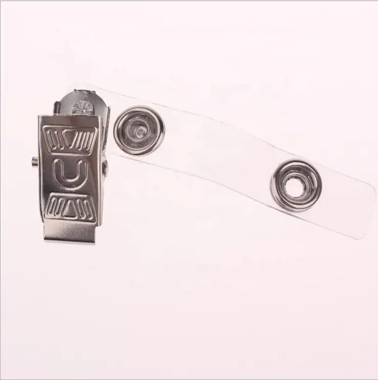 Clipe de suporte de cartão de identificação, de metal, hotsale JO-BC-01