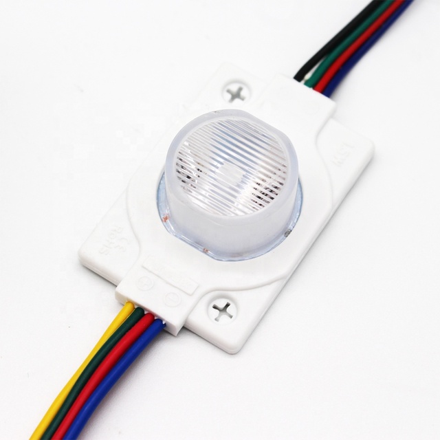 Outdoor RGB Module IP65 12V Back Light Advertising Box Backlight Single Lens SMD3636 1.5W Side Light Led Module RGB