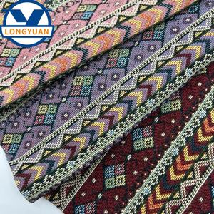 <span class=keywords><strong>Tissu</strong></span> de tapisserie personnalisé en jacquard rétro tissé et teint en fil pour housses de canapé, housses de chaise, sacs fourre-tout et vêtements - Product Image 3