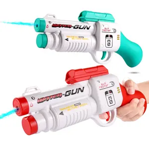뜨거운 소형 전기 자동 장난감 물 스프레이 건 어린이 야외 여름 장난감