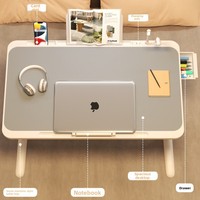 Bureau d'ordinateur portable multifonctionnel inclinable et réglable, design pliable pour chambre à coucher, fenêtre en baie, dortoir étudiant, petite table de chevet