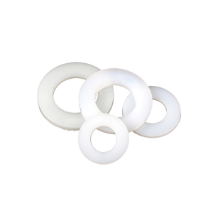 <span class=keywords><strong>Rondelle</strong></span> plate en nylon M2-M20 PA66 blanche noire isolante pour applications électriques et automobiles ANBOR - Product Image 3