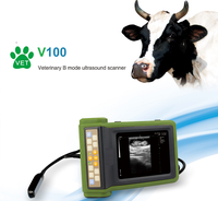 V100 Performa Luar Biasa Pemindai Ultrasound Veteriner Genggam Resolusi Tinggi 5.7" Daya Tahan Baterai 6+ Jam Garansi 2 Tahun