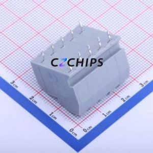 KF250T-5.0-2*5P Spring Terminal Block Through hole Component (THT),P=5mm Connector 2x5P 5mm Gray 10P - Product Image 2