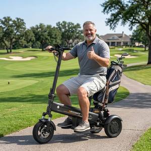 Hikerboy <span class=keywords><strong>Dura</strong></span>, Scooter Eléctrico Plegable de Tres Ruedas, Motor Dual, Frenos de Disco y de Tambor, Sistema de Frenos de 48V30Ah - Product Image 6