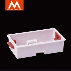 high quality wholesale Plastic electric dry lining box cheap new PVC electric knockout switch box promotion Pvc Outlet box