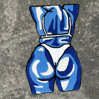 Uhrenmuster-Teppich Maßgefertigte Teppichmatten Handgetufteter Design-Teppich