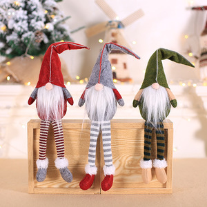Suministros de Decoración Navideña de Moda: Muñeco de Santa Claus de Pie, Gnomo de Peluche Nórdico, Elfo de Peluche, Snom de Peluche - Product Image 4
