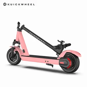 Kuickwheel 2021 Nouveau Scooter Électrique De Mobilité S1-C PRO Portable avec 500W haute Puissance Rose