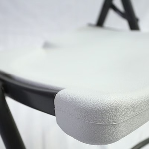Silla Plegable de Plástico Blanca Portátil <span class=keywords><strong>para</strong></span> Jardín, Moderna e Impermeable, de Gymbopro, <span class=keywords><strong>para</strong></span> Venta al por Mayor - Product Image 5