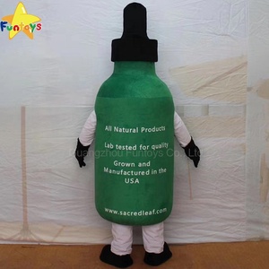 Funtoys adulto personalizado <span class=keywords><strong>botella</strong></span> <span class=keywords><strong>de</strong></span> aceite esencial cuentagotas <span class=keywords><strong>botella</strong></span> caminar mascota disfraz para Halloween - Product Image 6