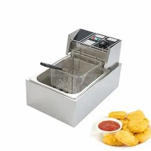 6L Electric Deep Fryer / Commercial Fryer Chips Machine for Home Use