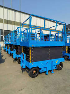 Memelihara dilengkapi Lift gunting mobil hidrolik rel untuk pengangkatan industri - Product Image 2