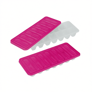 ถาดทำน้ำแข็งพร้อมฝาปิด ชุด 2 แพ็ค ขนาด 6 ช่อง สำหรับเก็บในช่องแช่แข็ง - Product Image 2