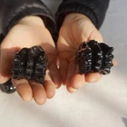 Vente en gros de têtes de dragon sculptées en obsidienne noire naturelle, figurine de dragon en obsidienne, cristal de guérison, décoration de bureau à domicile - Product Image 4