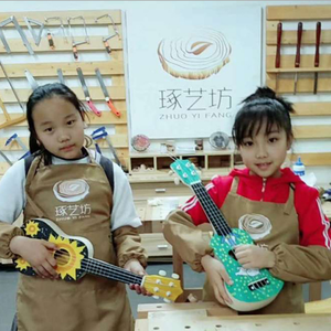 Kit Ukulele da 23 pollici strumento per <span class=keywords><strong>chitarra</strong></span> a mano pittura giocattolo per bambini 21'' - Product Image 4