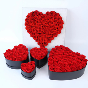 Roses éternelles de luxe personnalisées avec logo, faites à la main, dans une boîte, cadeaux <span class=keywords><strong>pour</strong></span> la fête des mères, la Saint-Valentin, le Nouvel An, Noël - Product Image 3