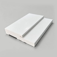 Marco de Puerta Exterior Ajustable de PVC con Panel Empotrado, Jambas de Puerta Precolgadas 6 9 16