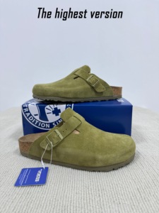 Sandalias Ortopédicas de Gamuza Vacuna y Pantuflas de Corcho con Soporte de Arco, Ligeras, Inspiradas en s-Factory Direct - Product Image 4