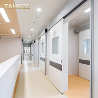 Porte anti-radiation avec revêtement en feuille de plomb, porte médicale anti-rayons X, interrupteur à induction sans contact pour salle de tomodensitométrie hospitalière