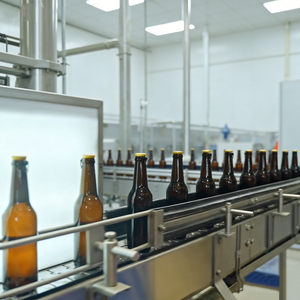 Línea de Producción de Máquina Embotelladora Automática Personalizada de Fácil Operación para Botellas de Vidrio de 650 ml, <span class=keywords><strong>Cerveza</strong></span> Artesanal y Agua Carbonatada - Product Image 1