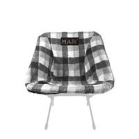 Housses de chaise noires avec Logo personnalisé pour chaise de Camping pliante, housses de chaise lunaire de haute qualité