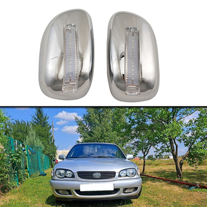 Senbolia ABS Plastic Chrome Door Mirror Cover With Led 2001-2004 for Toyota Corolla Rearview Mirror Cover <strong>Car</strong> <strong>Accessories</strong> - Product Image 2