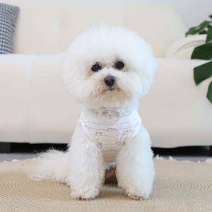 Chaleco a Rayas para Perros, 100% Algodón Puro, Ropa Cálida para Cachorros de Otoño/Invierno, para Perros Havanese, Venta al Por Mayor - Product Image 5