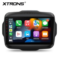 Autoradio Android 9 pouces 4+64 Go pour Jeep Renegade 2015-2020, lecteur multimédia, DAB, AKM DSP, 4G mondial, IPS, gyroscopes, XTRONS
