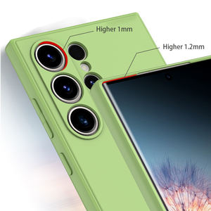 Гибкий прямой ТПУ силиконовый чехол для сотового телефона <span class=keywords><strong>Samsung</strong></span> <span class=keywords><strong>Galaxy</strong></span> S24 S23 Ultra S22 Plus S21 задняя крышка с подушкой из микрофибры - Product Image 4