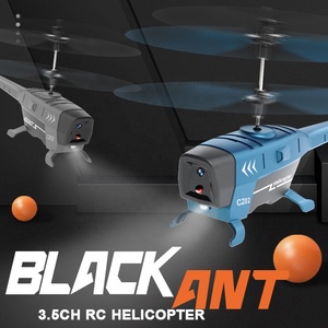 2.5CH điện mini quân sự bay RC máy bay con quay hồi chuyển nhựa điều khiển từ xa máy bay trực thăng nhấp nháy ánh sáng đài phát thanh điều khiển bay đồ chơi - Product Image 2