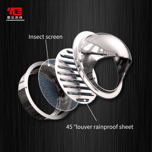 Meilleure Vente : Cache-ventilation Rond en Acier Inoxydable, Diffuseur d'Air Rond en Acier Inoxydable pour Climatisation - Product Image 5