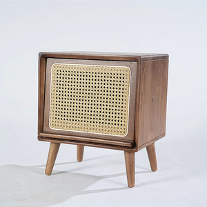 Gabinete de Robot de madera moderno nórdico, almacenamiento creativo de madera de <span class=keywords><strong>cerezo</strong></span> para sala de estar, dormitorio, <span class=keywords><strong>mesita</strong></span> de <span class=keywords><strong>noche</strong></span> para aplicaciones de comedor - Product Image 6