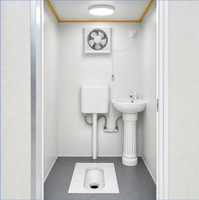 Cabine WC préfabriquée écologique mobile et portable pour parcs, hôtels, écoles, appartements et usage extérieur