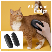 Brosse auto-nettoyante rétractable pour animaux de compagnie, pour chat et chien, pour enlever les poils et démêler la fourrure