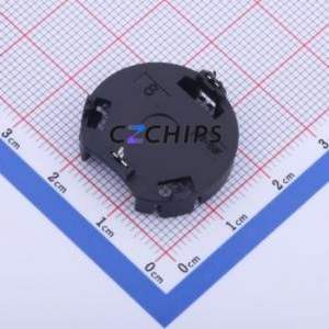 BS-02-A1BK007 Button & Strip Battery Connector Through hole Component (THT) Connector Battery Holder CR2032 Phosphor Bronze Tin - Product Image 2