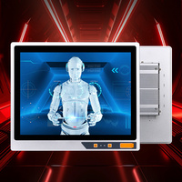 MeetNeng Vface, Panel PC Industrial Todo en Uno de Alta Calidad, CPU J1800, Windows 7 Preinstalado, Pantalla Táctil, Gráficos Integrados