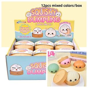 Peluche <span class=keywords><strong>Taiba</strong></span> en forme de boulette de riz cuite à la vapeur de 8,5 cm / 3,4 pouces pour enfants et adultes. Ne mangez pas. - Product Image 5