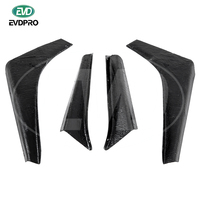 Pour BMW Série 3 E36 M3 1991-1998, canards de pare-chocs avant en fibre de carbone de style JDM (4 pièces)